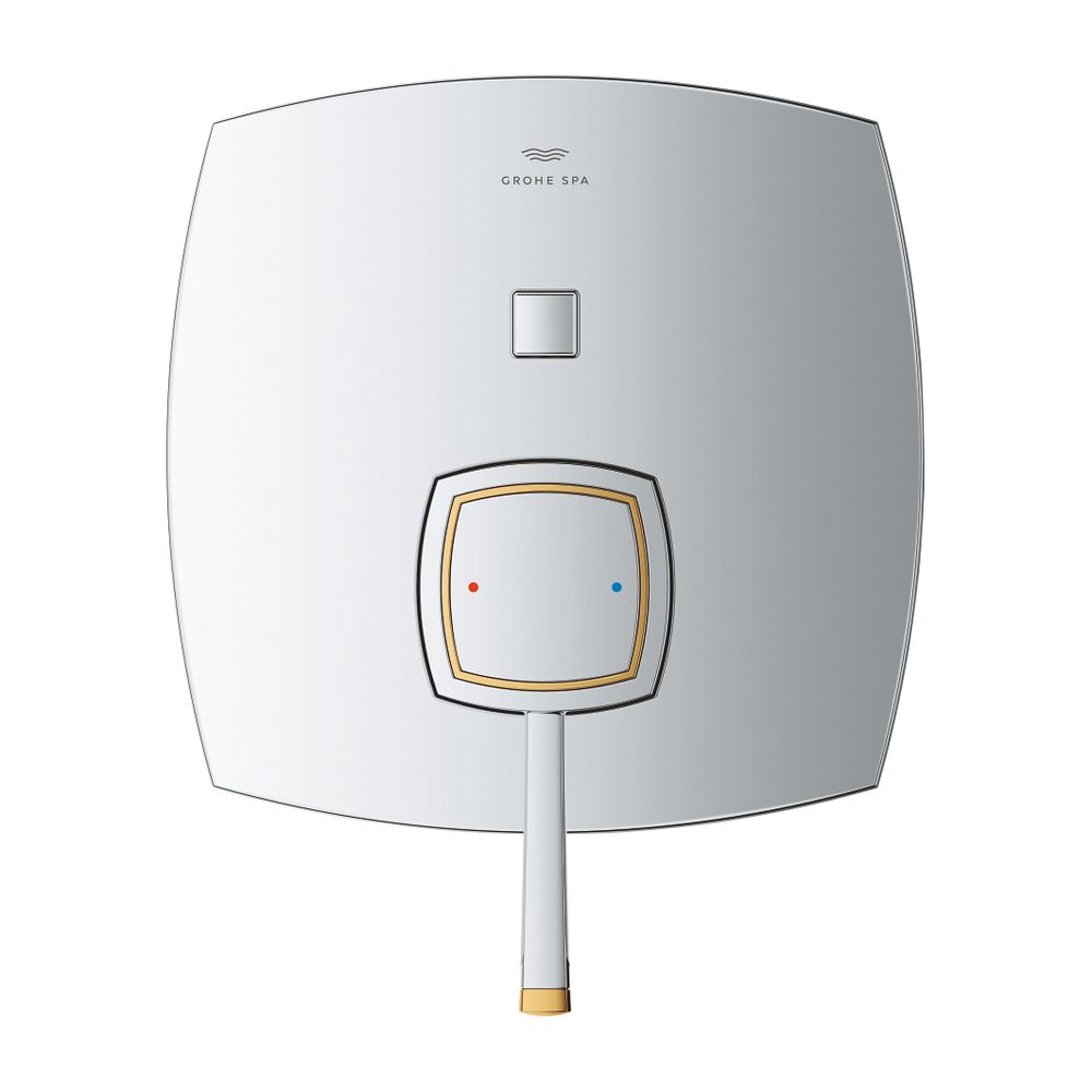 Grohe Grandera 1-Loch-Einhand-Wannenbatterie Fertigmontageset für Chrom/Gold... GROHE-24260IG0 4005176758386 (Abb. 2)
