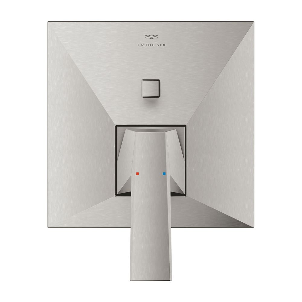 Grohe Allure Brilliant Einhand-Wannenbatterie Supersteel, Wandmontage, Fertigmontageset... GROHE-24279DC0 4005176759963 (Abb. 2)