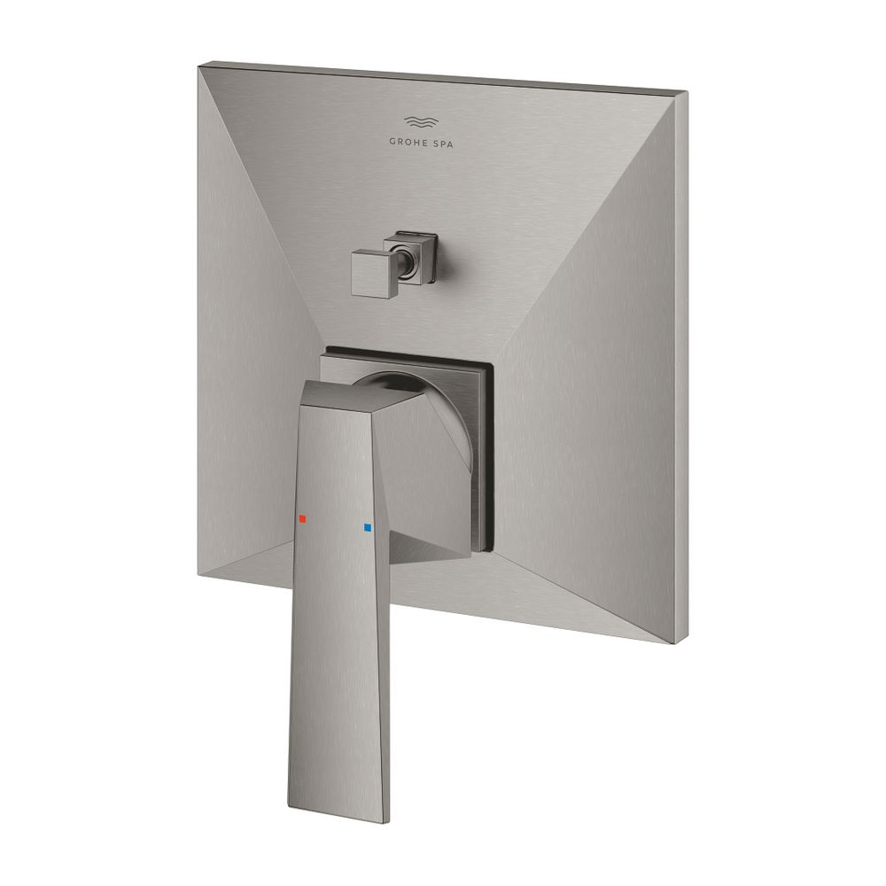 Grohe Allure Brilliant Einhand-Wannenbatterie Supersteel, Wandmontage, Fertigmontageset... GROHE-24279DC0 4005176759963 (Abb. 3)