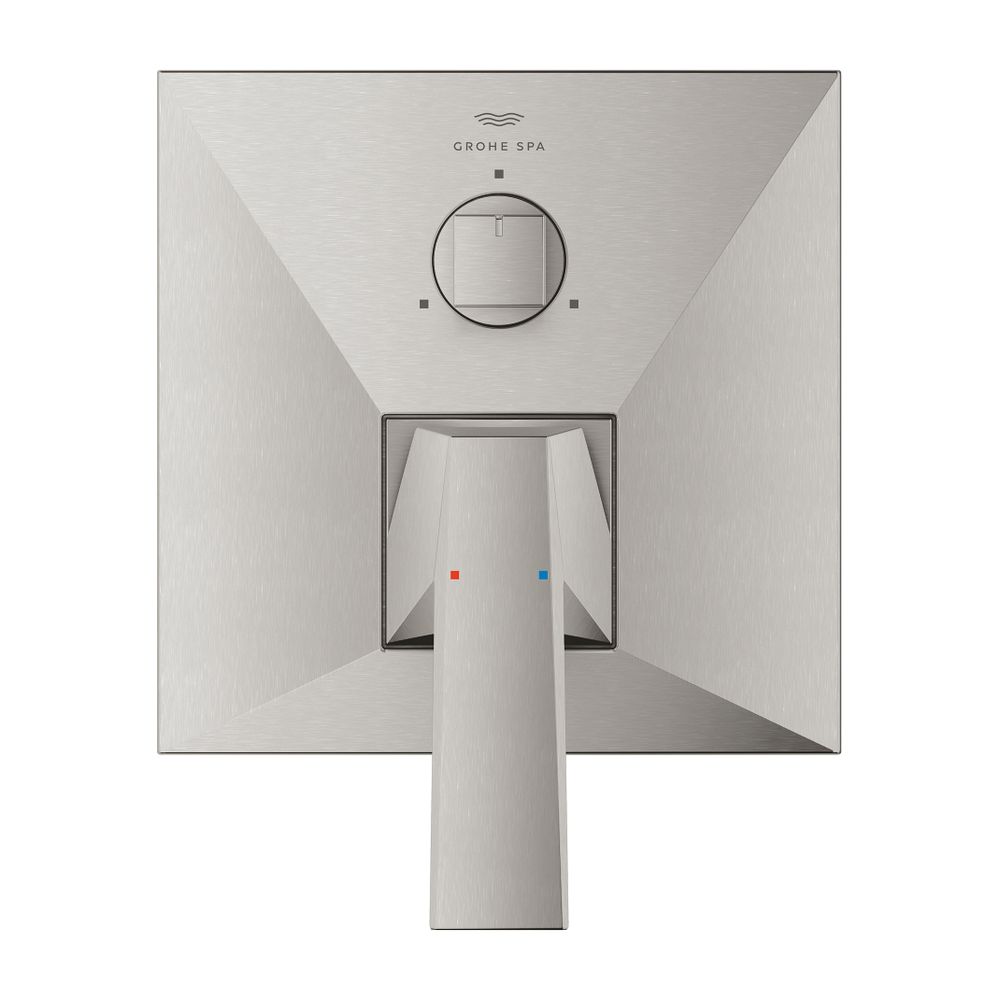 Grohe Allure Brilliant Einhandbatterie Supersteel, mit 3-Wege-Umstellung, Fertigmontage... GROHE-24340DC0 4005176759994 (Abb. 2)