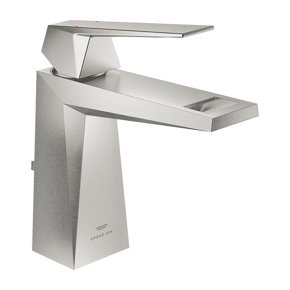 Grohe Allure Brilliant 1-Loch-Waschtischbatterie Einhand M-Size Supersteel, 1 1/4" Zugs... GROHE-24341DC0 4005176759680 (Abb. 1)