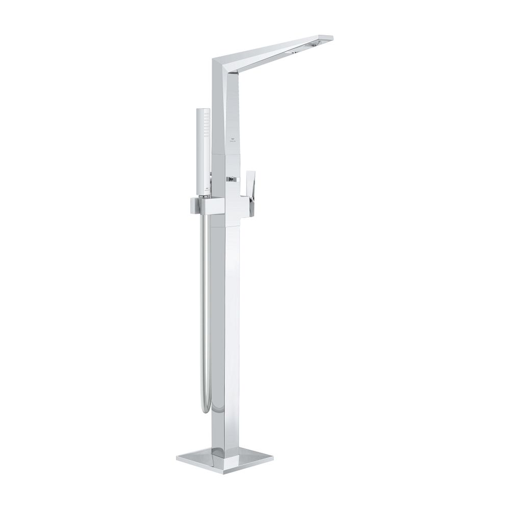 Grohe Allure Brilliant Einhand-Wannenbatterie Chrom, Bodenmontage, Fertigmontageset für... GROHE-24348000 4005176759871 (Abb. 1)