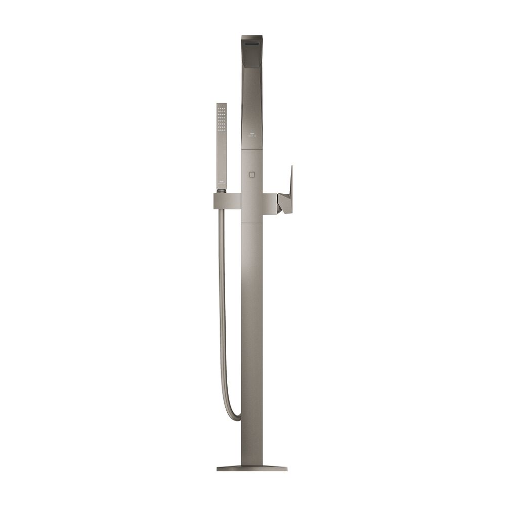 Grohe Allure Brilliant Einhand-Wannenbatterie Hard Graphite gebürstet, Bodenmontage, Fe... GROHE-24348AL0 4005176759895 (Abb. 2)