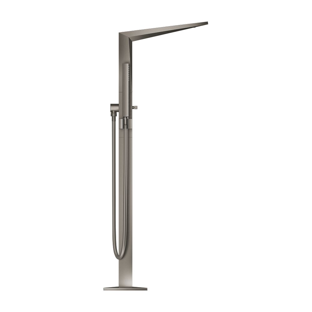 Grohe Allure Brilliant Einhand-Wannenbatterie Hard Graphite gebürstet, Bodenmontage, Fe... GROHE-24348AL0 4005176759895 (Abb. 4)