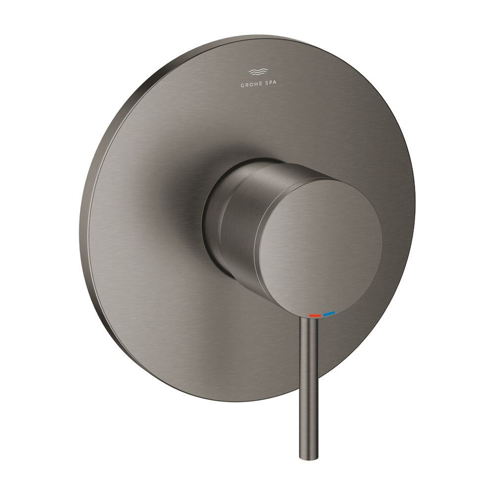 Grohe Atrio Einhand-Bidetbatterie, Hard Graphite gebürstet, Fertigmontageset für Rapido... GROHE-24354AL0 4005176761577 (Abb. 1)