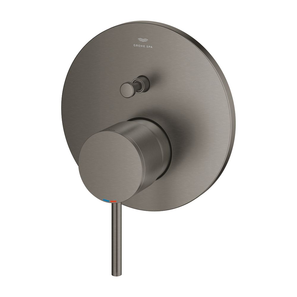 Grohe Atrio Einhand-Wannenbatterie Hard Graphite gebürstet, Fertigmontageset für Rapido... GROHE-24355AL0 4005176761614 (Abb. 3)