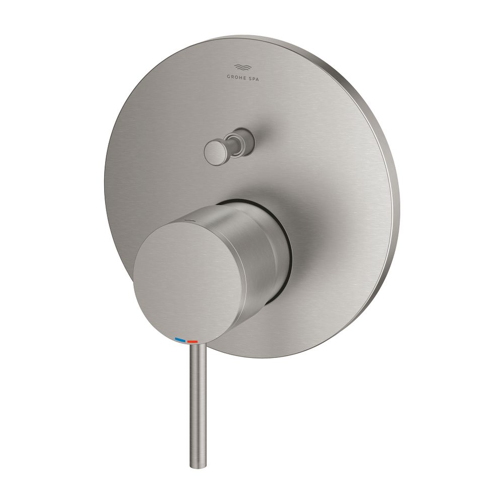 Grohe Atrio Einhand-Wannenbatterie Supersteel, Fertigmontageset für Rapido SmartBox... GROHE-24355DC0 4005176761638 (Abb. 3)
