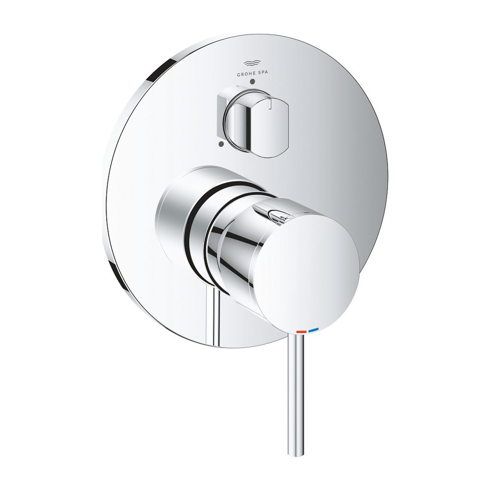 Grohe Atrio Einhandbatterie Hard Graphite gebürstet, Fertigmontageset für 3-Wege-Umstel... GROHE-24356000 4005176762086 (Abb. 1)