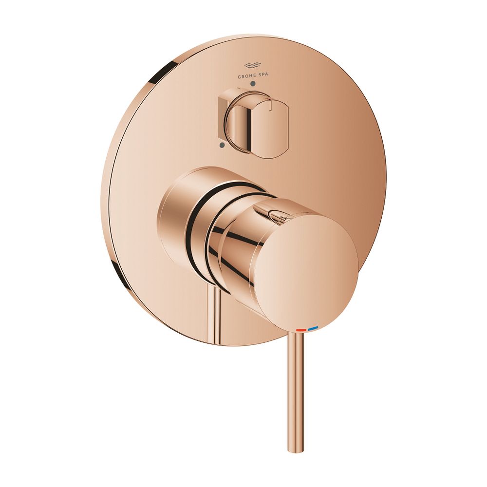 Grohe Atrio Einhandbatterie Warm Sunset gebürstet, Fertigmontageset für 3-Wege-Umstellu... GROHE-24356DA0 4005176761669 (Abb. 1)