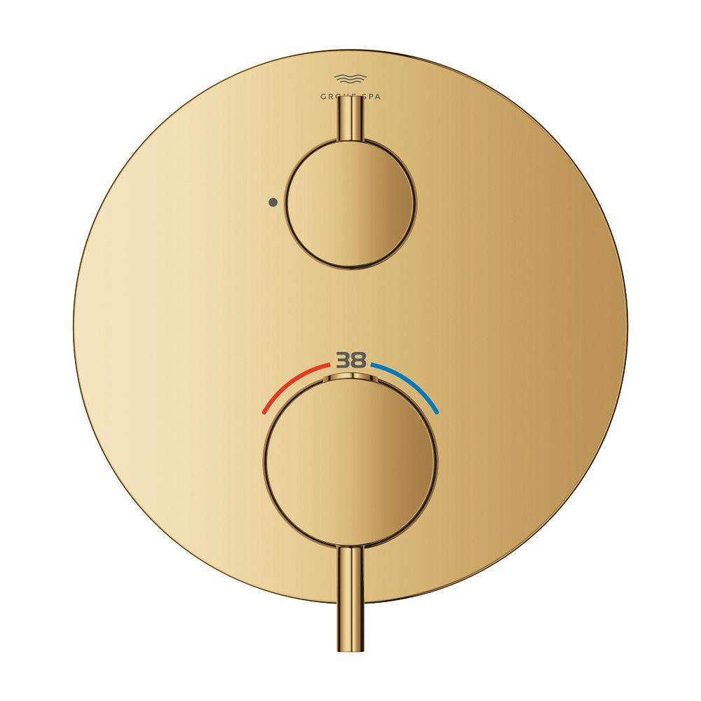 Grohe Atrio Thermostat-Brausebatterie Cool Sunrise, Fertigmontageset für Rapido SmartBo... GROHE-24357GL0 4005176761218 (Abb. 2)