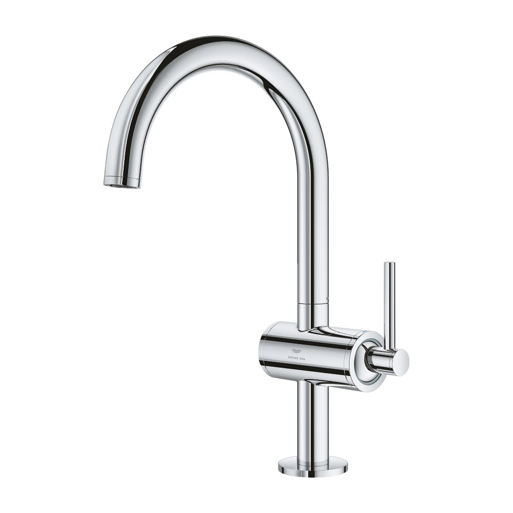 Grohe Atrio 1-Loch-Einhand-Waschtischbatterie, L-Size, schwenkbarer Bogenauslauf, 1 1/4... GROHE-24362000 4005176760846 (Abb. 2)