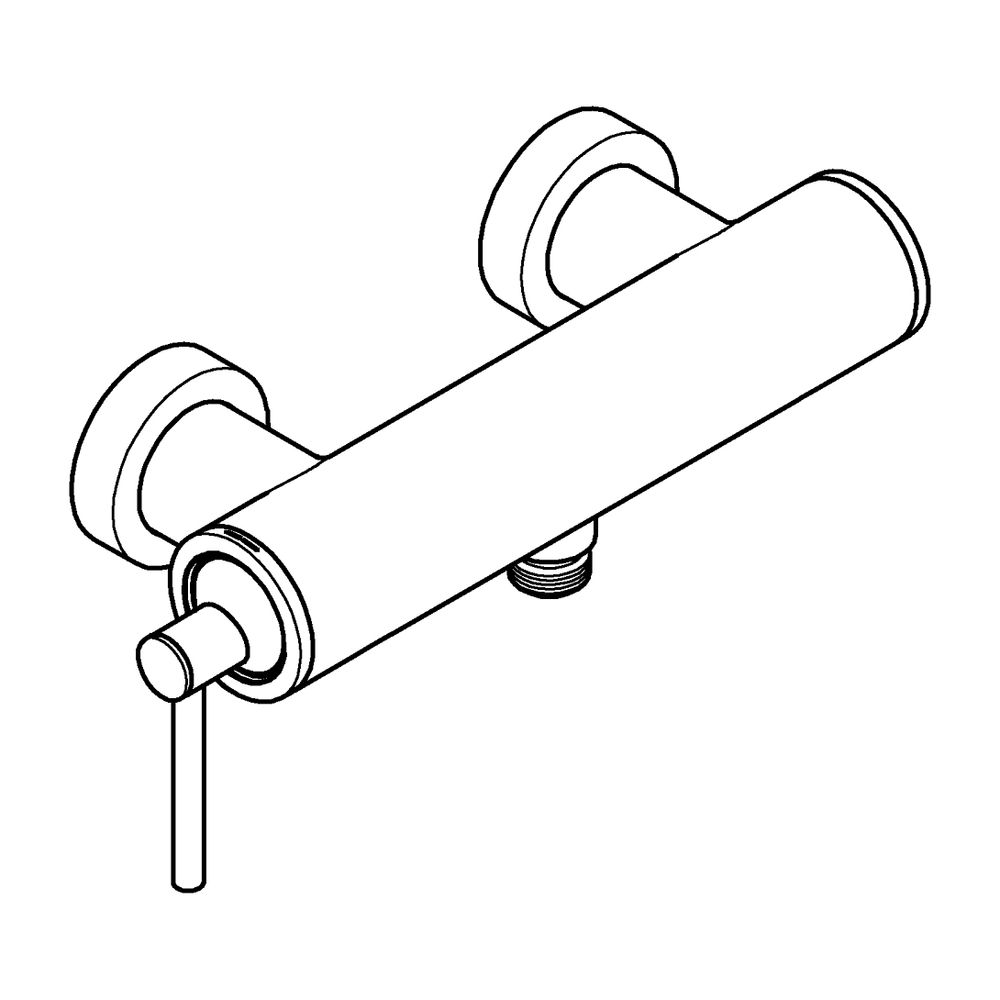 Grohe Atrio Einhand-Brausebatterie Chrom, Wandmontage... GROHE-24366000 4005176762239 (Abb. 3)