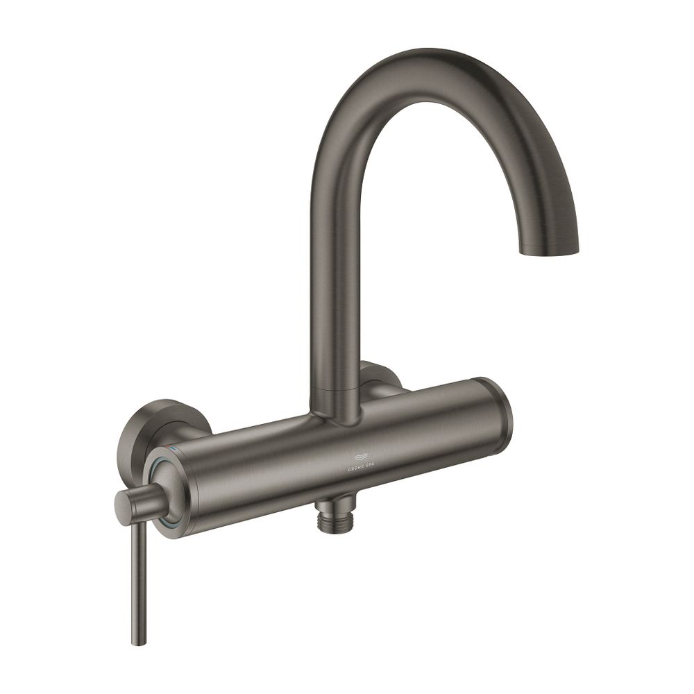 Grohe Atrio Einhand-Wannenbatterie Hard Graphite gebürstet, Wandmontage... GROHE-24367AL0 4005176761065 (Abb. 1)