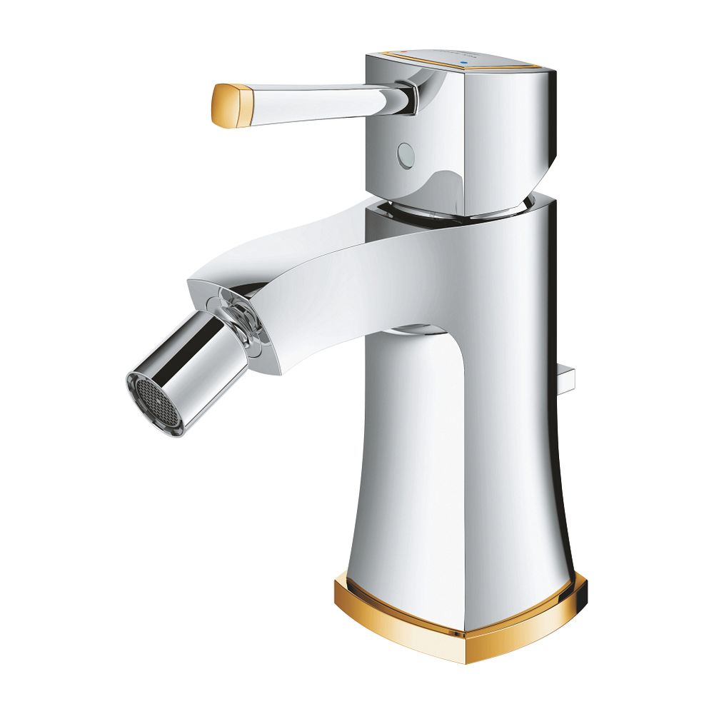 Grohe Grandera 1-Loch-Einhand-Bidetbatterie Chrom/Gold, 1 1/4" Zugstangen-Garnitur... GROHE-24372IG0 4005176758218 (Abb. 2)