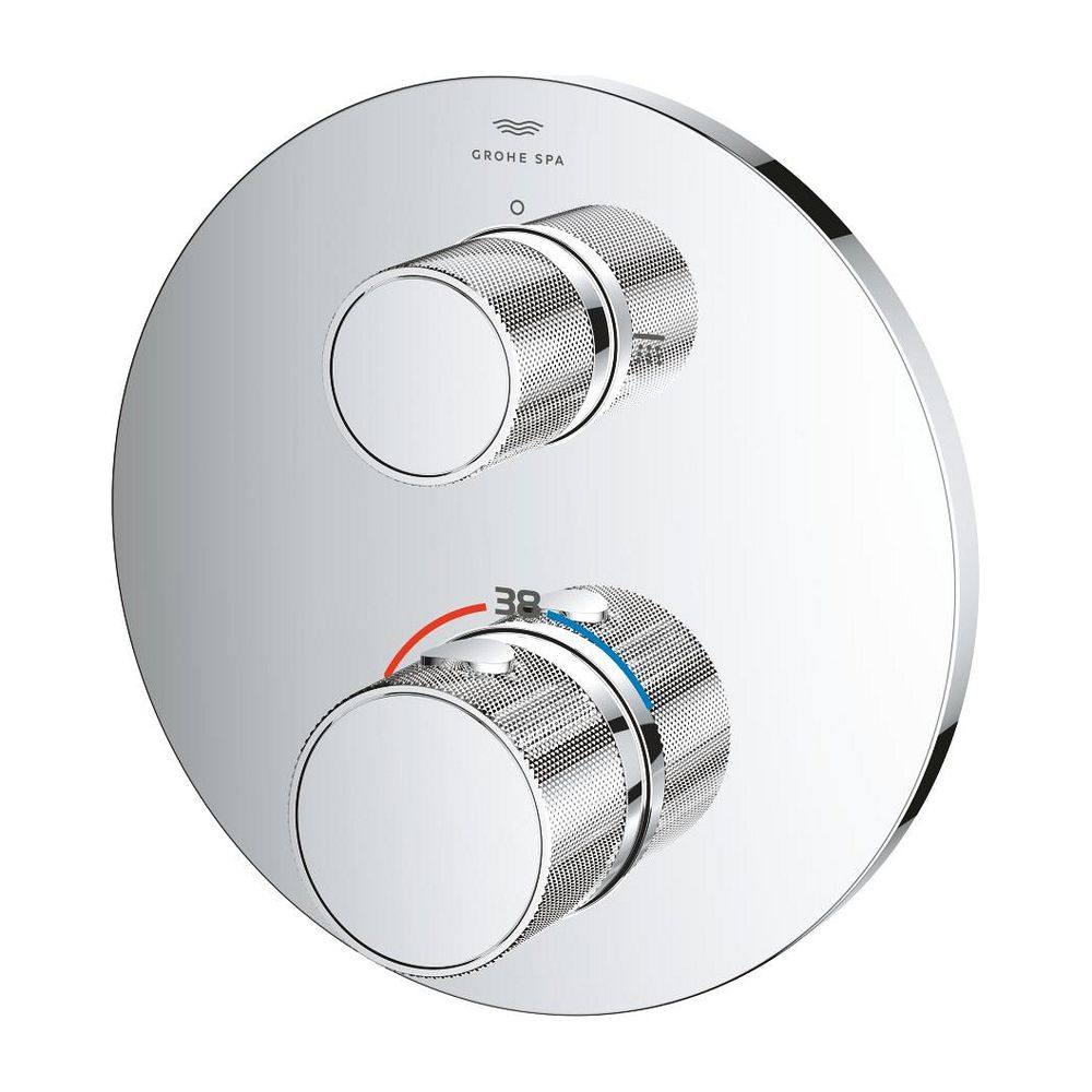 Grohe Atrio PC Thermostat-Brausebatterie Chrom mit 2-Wege-Umstellung mit Knopfbetätigun... GROHE-24396000 4005176786204 (Abb. 2)