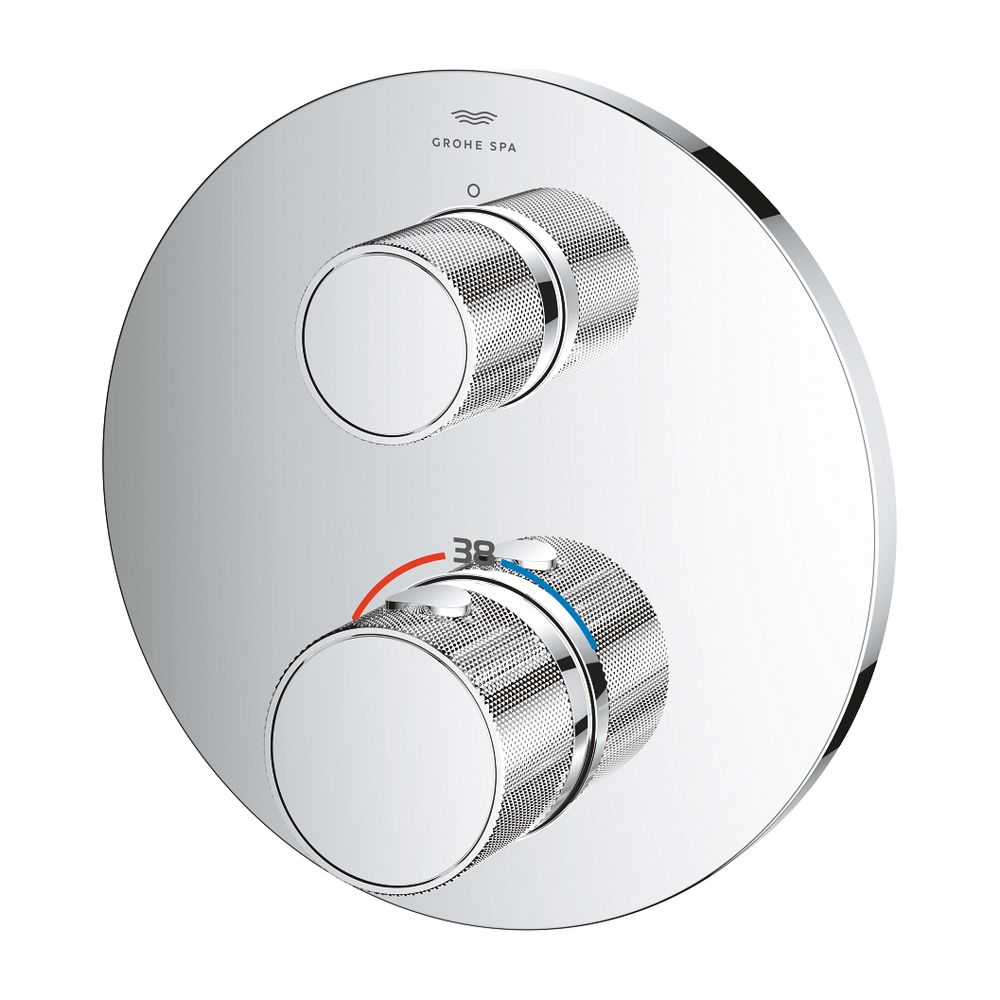 Grohe Atrio PC Thermostat-Brausebatterie Chrom mit 2-Wege-Umstellung mit Knopfbetätigun... GROHE-24396000 4005176786204 (Abb. 6)