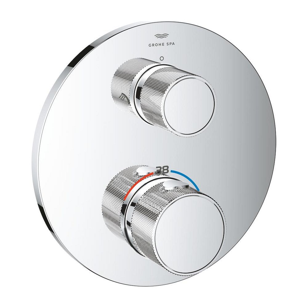 Grohe Atrio PC Thermostat-Brausebatterie Chrom mit 2-Wege-Umstellung mit Knopfbetätigun... GROHE-24396000 4005176786204 (Abb. 1)