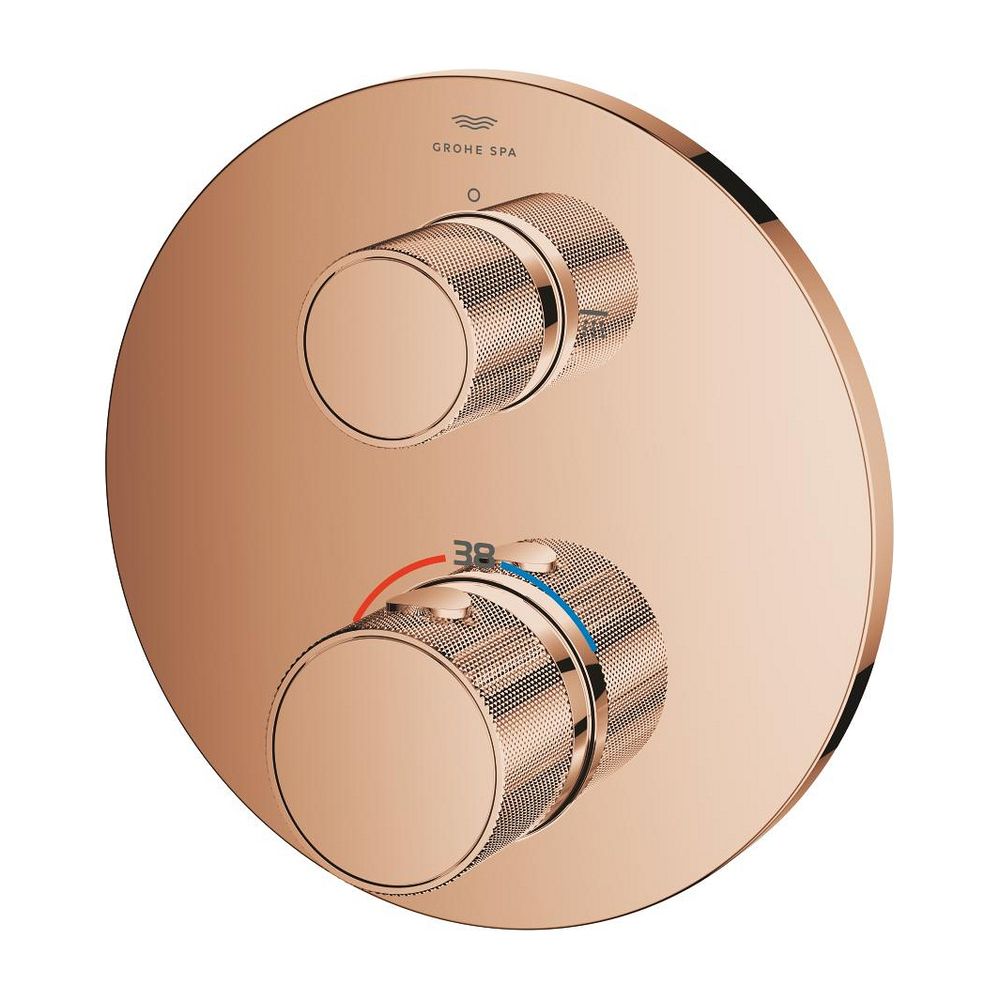 Grohe Atrio PC Thermostat-Brausebatterie Warm Sunset mit 2-Wege-Umstellung mit Knopfbet... GROHE-24396DA0 4005176786235 (Abb. 3)