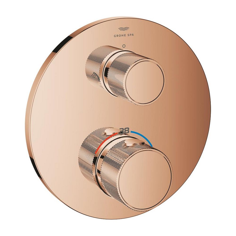Grohe Atrio PC Thermostat-Brausebatterie Warm Sunset mit 2-Wege-Umstellung mit Knopfbet... GROHE-24396DA0 4005176786235 (Abb. 1)