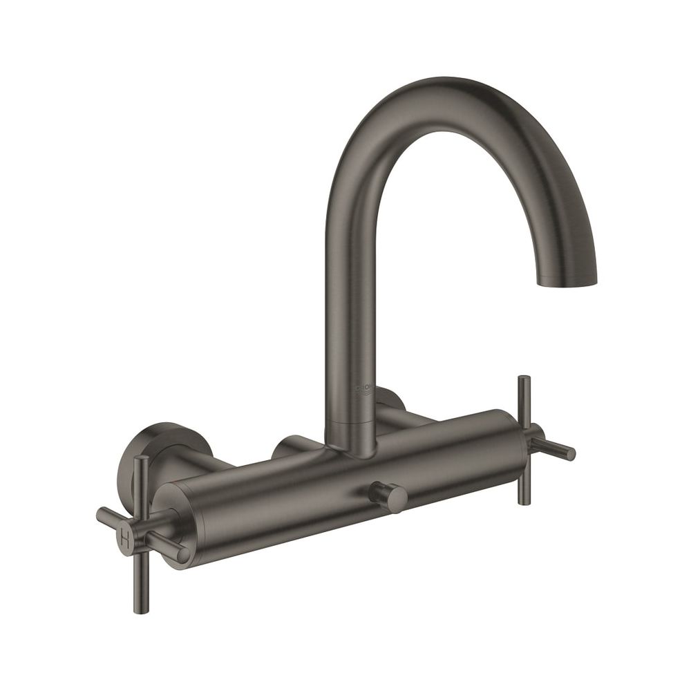 Grohe Atrio Wannenbatterie 1/2" hard graphite gebürstet 25010AL3... GROHE-25010AL3 4005176455421 (Abb. 1)