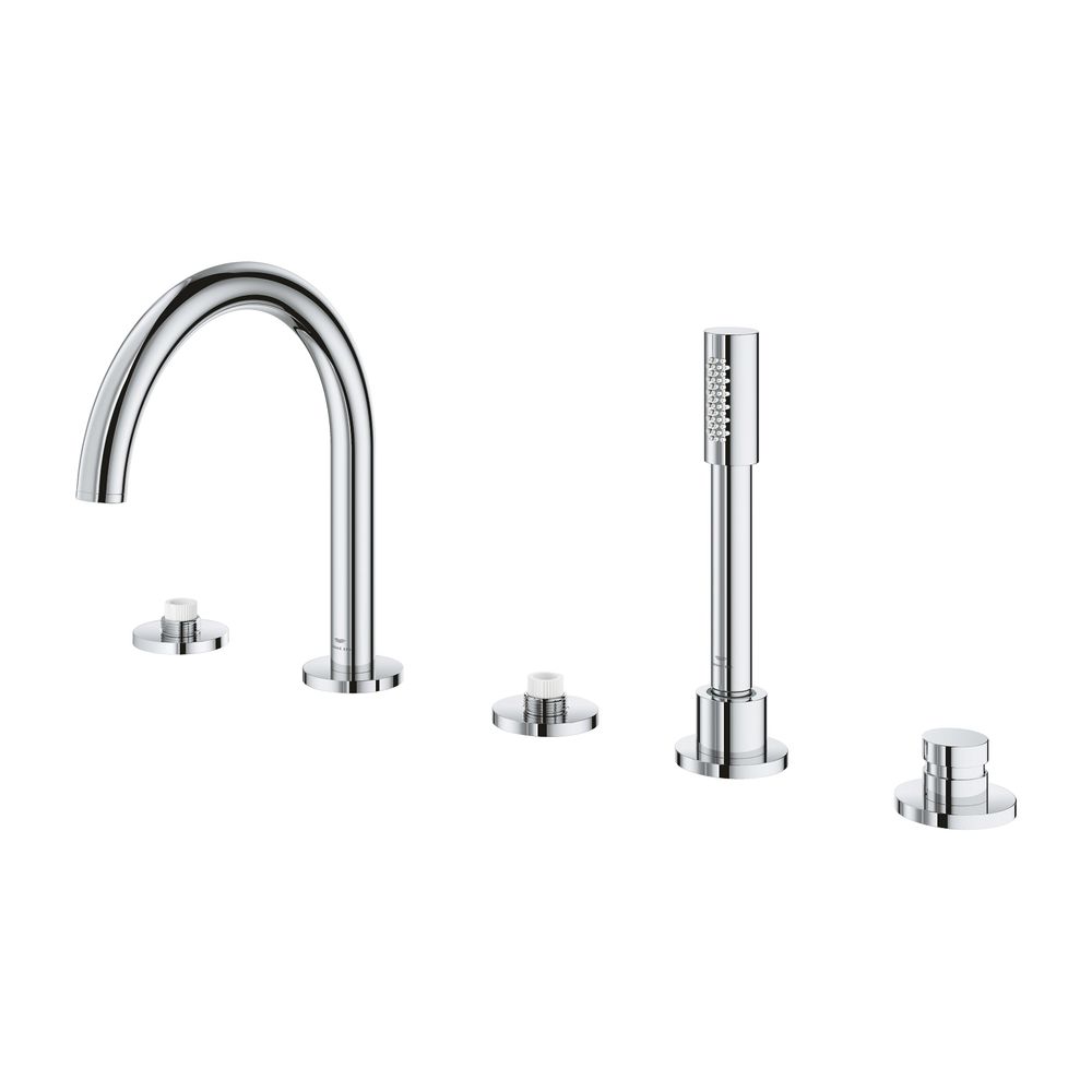 Grohe Atrio PC 5-Loch-Wannenkombination Chrom für Hebelgriffe... GROHE-25224000 4005176508950 (Abb. 2)