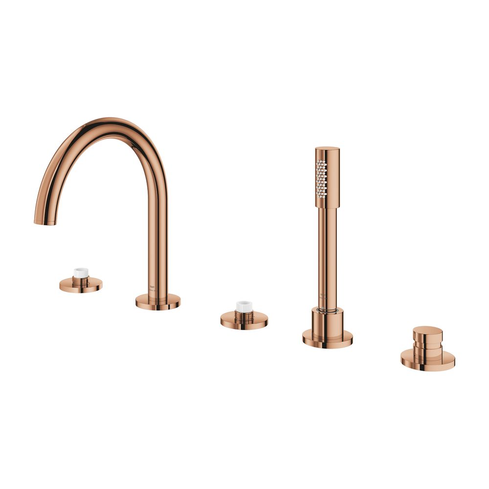 Grohe Atrio PC 5-Loch-Wannenkombination Warm Sunset für Hebelgriffe... GROHE-25224DA0 4005176508875 (Abb. 2)