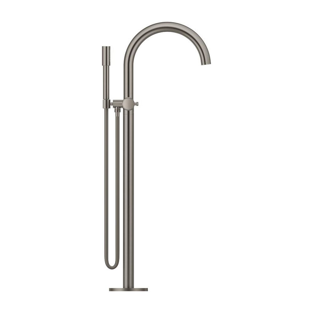Grohe Atrio PC Wannenbatterie Hard Graphite gebürstet für Knopfbetätigung, Bodenmontage... GROHE-25229AL0 4005176507939 (Abb. 2)