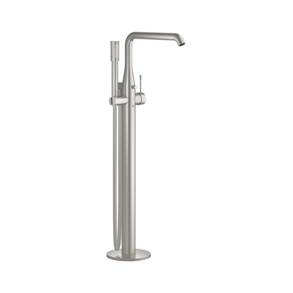 Grohe Essence Einhand-Wannenbatterie 1/2" Bodenmontage supersteel 25248DC1... GROHE-25248DC1 4005176711374 (Abb. 1)