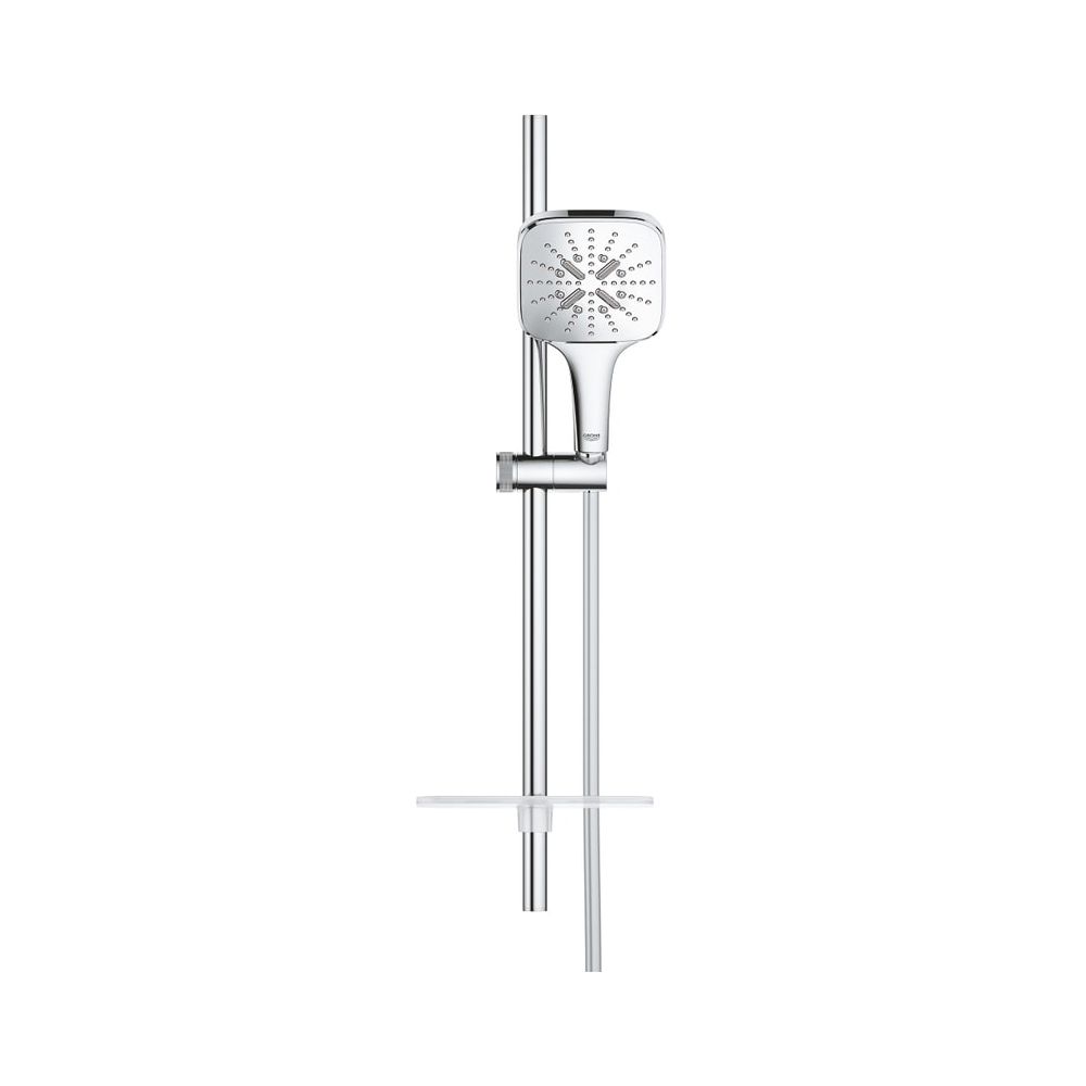 Grohe Rainshower SmartActive 130 Cube Brausestangenset 3 Strahlarten chrom 26584000... GROHE-26584000 4005176486296 (Abb. 2)