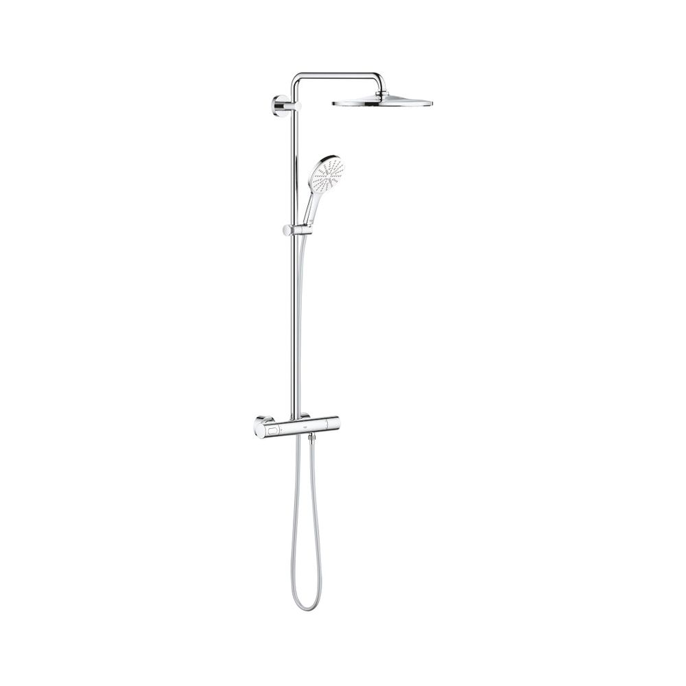 Grohe Rainshower SmartActive 310 Duschsystem mit Thermostatbatterie Wandmontage moon wh... GROHE-26647LS0 4005176533051 (Abb. 1)