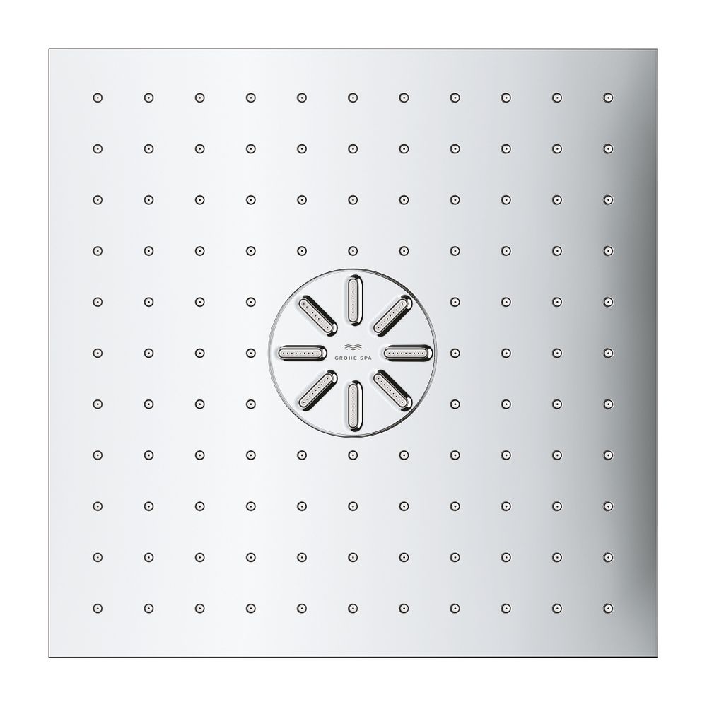 Grohe Rainshower Aqua Deckenbrause Duo 2 Strahlarten 334x334mm, Chrom, 3bar 16l/min max... GROHE-26733000 4005176644597 (Abb. 2)