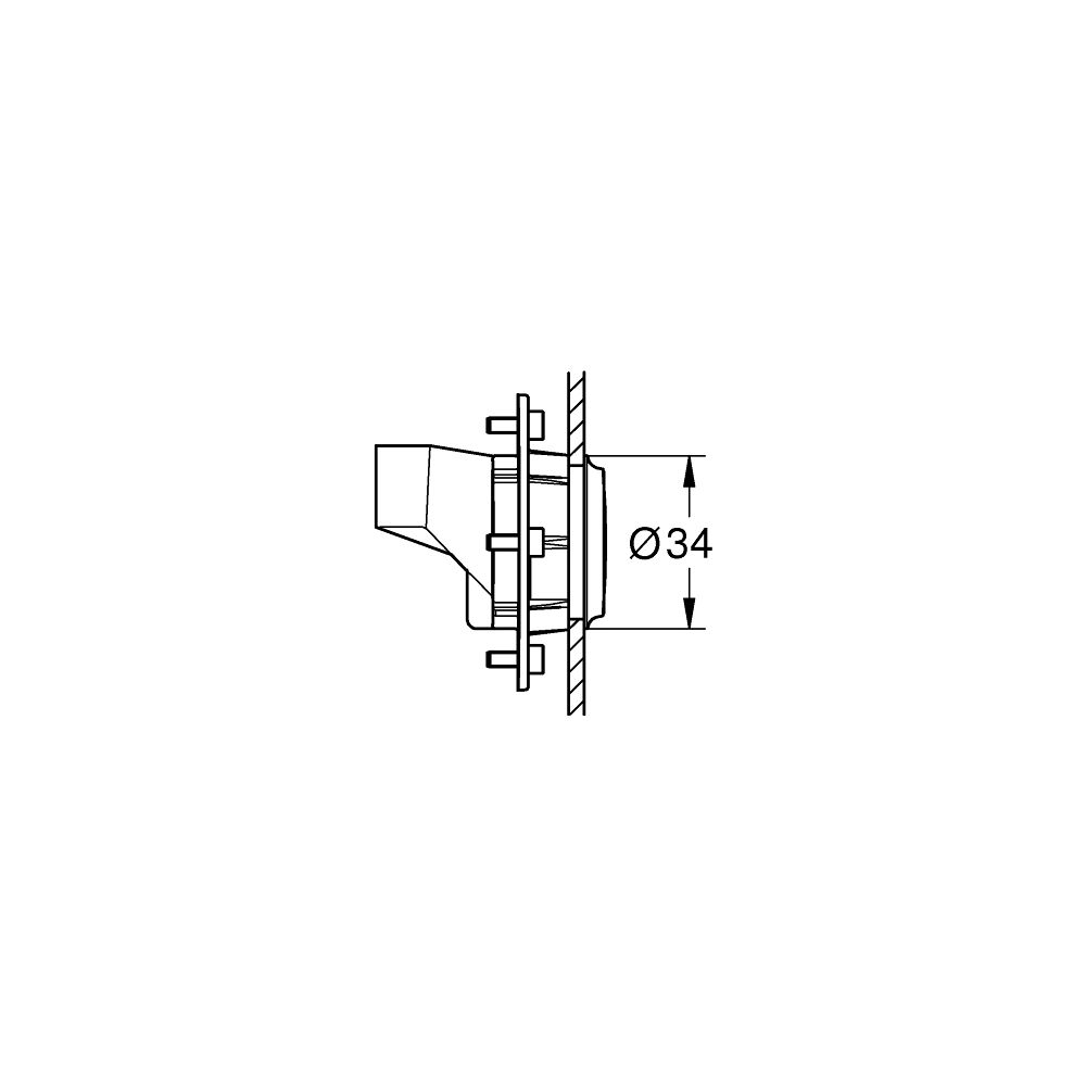 Grohe Strahlbildner Rainshower Aqua Mist, Strahlart Grohe Drizzle Spray (Nebeldüsen), o... GROHE-26735000 4005176644610 (Abb. 5)