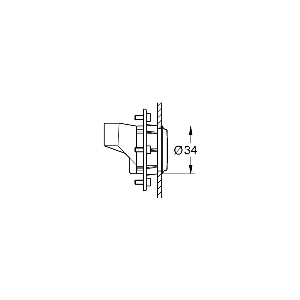 Grohe Strahlbildner Rainshower Aqua Pure, Strahlart Grohe Pure XL Strahl, ohne Einbaukö... GROHE-26737000 4005176644627 (Abb. 5)