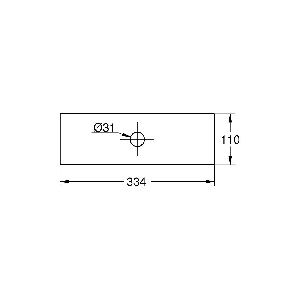 Grohe Rainshower Aqua Abdeckhaube für 1 Strahlbild Deckenbrause, Chrom, ohne Rohbau-Set... GROHE-26784000 4005176681592 (Abb. 5)