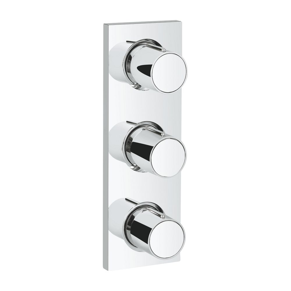 Grohe Unterputzventil Grohtherm F, 3-fach, Fertigmontageset für 35 031, ohne Unterputz-... GROHE-26880000 4005176759260 (Abb. 1)
