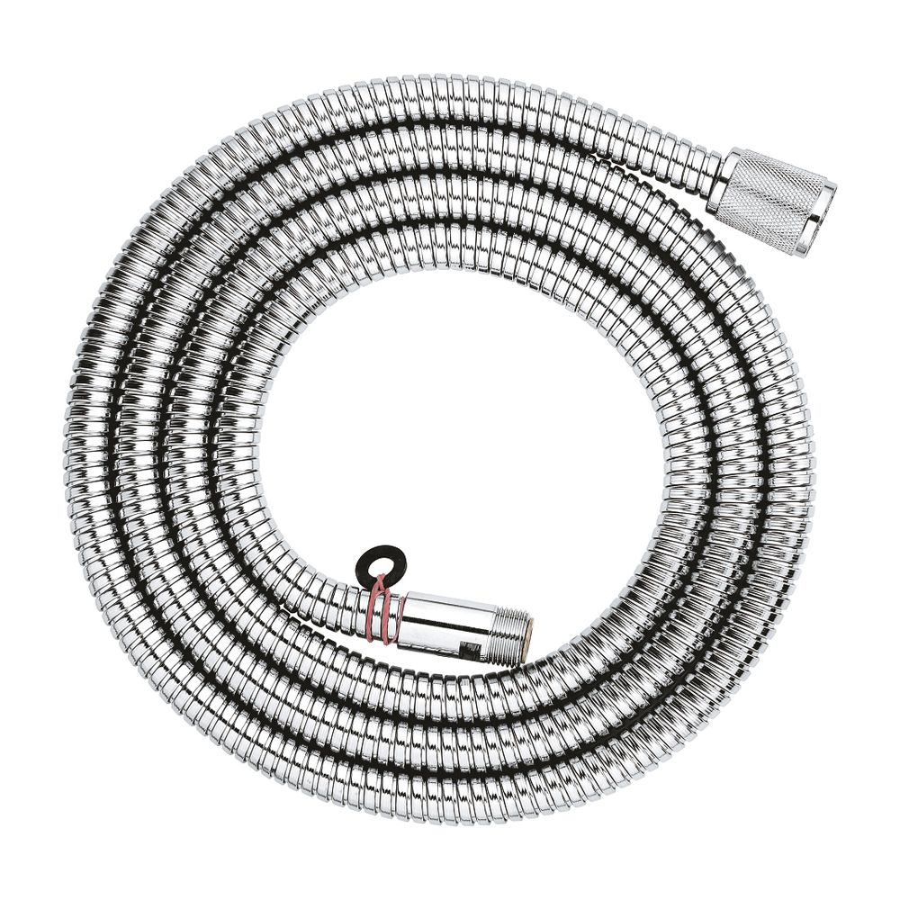 Grohe Metallbrauseschlauch 2000 für Wannenrand/Fliesenbank-Brausegarnitur, Chrom... GROHE-28158001 4005176775543 (Abb. 1)