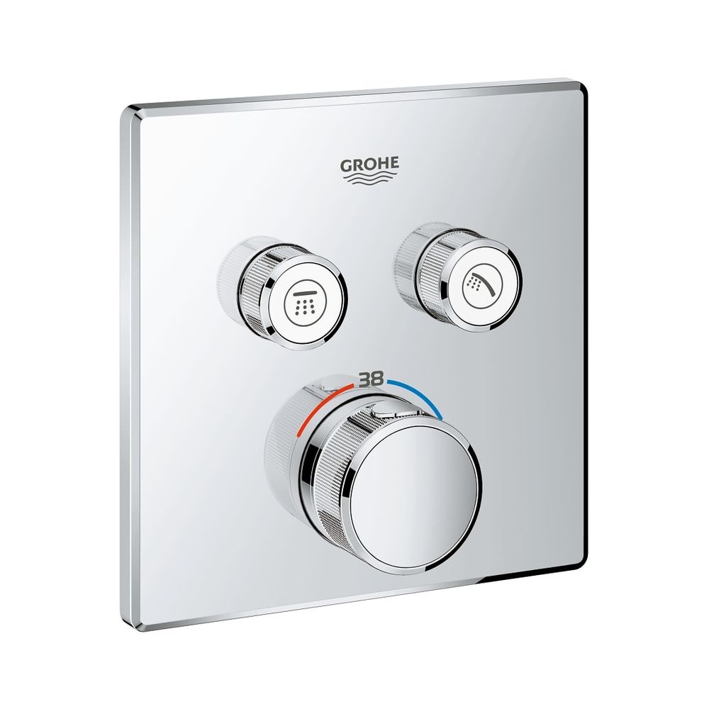 Grohe Grohtherm SmartControl Thermostat mit 2 Absperrventilen chrom 29124000... GROHE-29124000 4005176413308 (Abb. 1)