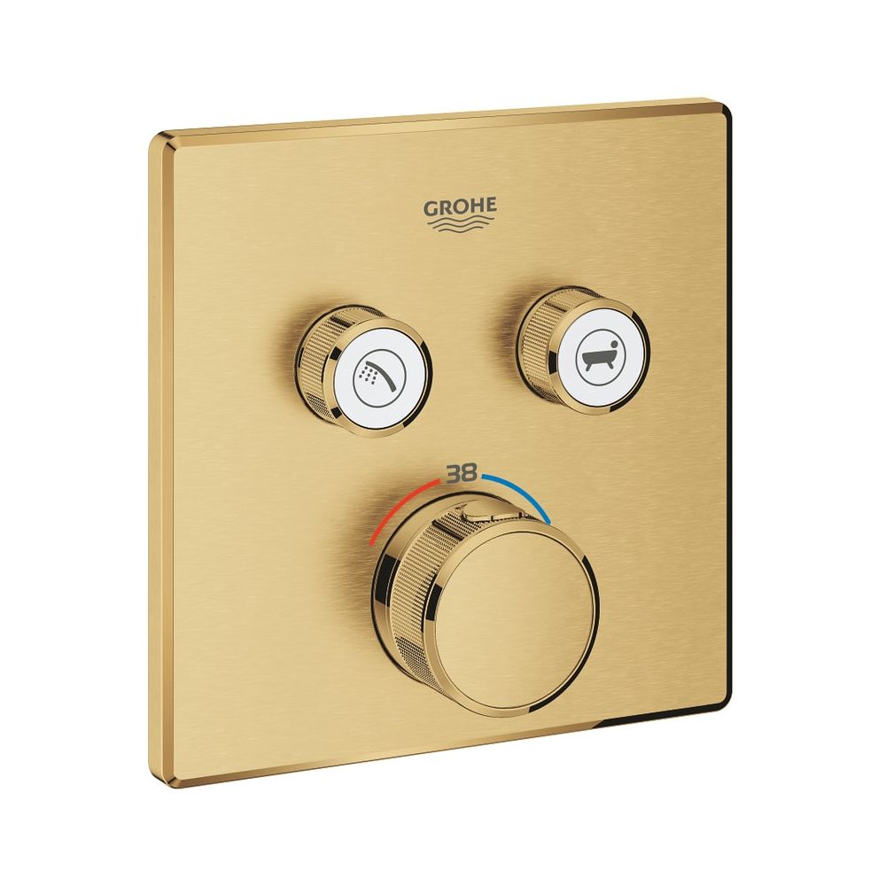 Grohe Grohtherm SmartControl Thermostat 2 Absperrve. cool sunrise geb. 29124GN0... GROHE-29124GN0 4005176558207 (Abb. 1)