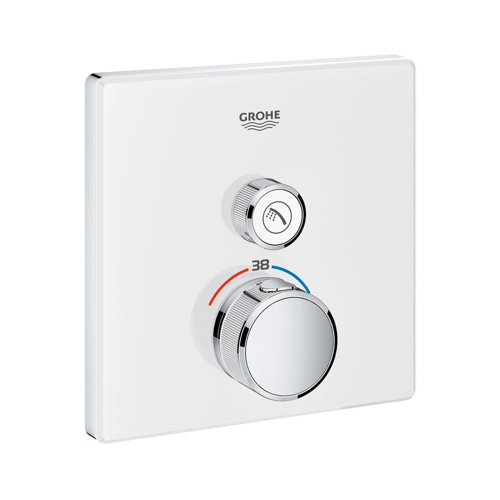 Grohe Grohtherm SmartControl Thermostat mit 1 Absperrventil moon white 29153LS0... GROHE-29153LS0 4005176413582 (Abb. 1)
