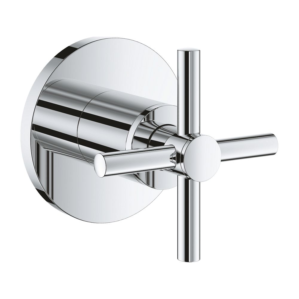 Grohe Atrio Unterputz-Ventil-Oberbau Chrom, mit Kreuzgriffen für UP-Ventile 35028 oder ... GROHE-29396000 4005176754067 (Abb. 1)