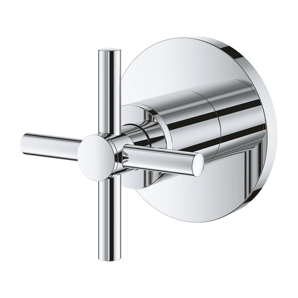 Grohe Atrio Unterputz-Ventil-Oberbau Chrom, mit Kreuzgriffen für UP-Ventile 35028 oder ... GROHE-29396000 4005176754067 (Abb. 2)