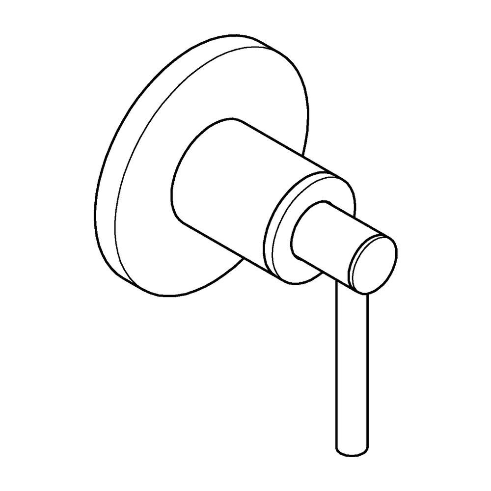 Grohe Atrio Unterputz-Ventil-Oberbau Warm Sunset, mit Hebelgriff für UP-Ventile 35028 o... GROHE-29397DA0 4005176754135 (Abb. 3)