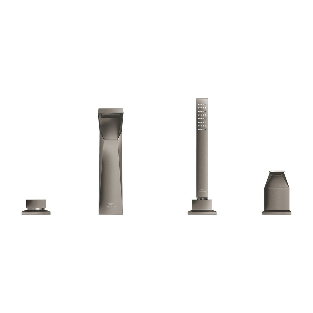 Grohe Allure Brilliant 4-Loch-Einhand-Wannenkombination Hard Graphite gebürstet... GROHE-29405AL0 4005176760112 (Abb. 2)