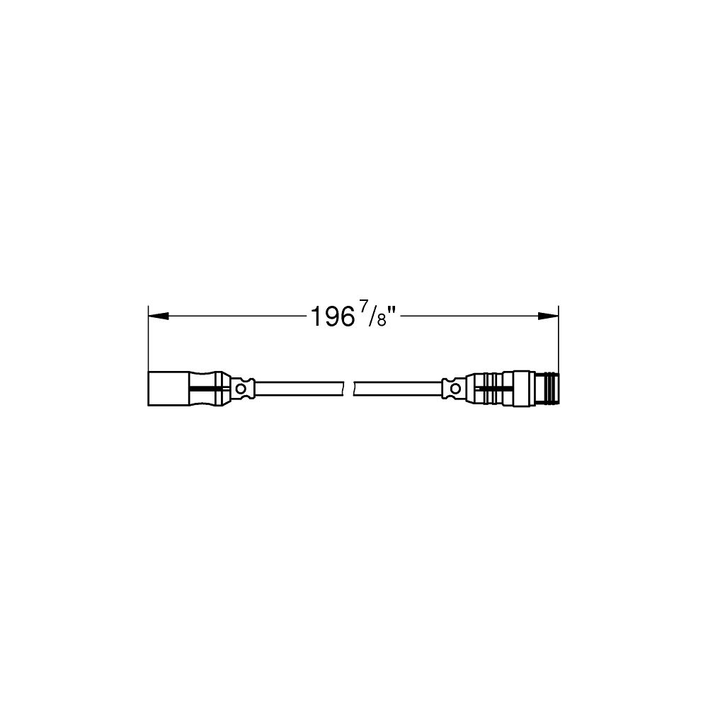 Grohe Kabelverbindung Rainshower F-Series, für Einbau der Deckenbrause mit Licht 27 865... GROHE-29411000 4005176758669 (Abb. 3)
