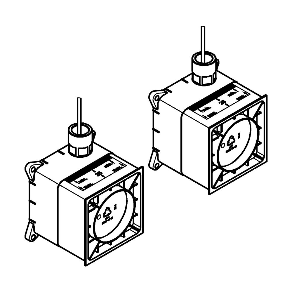 Grohe Rohbauset Musikmodule Rainshower F-Series, für den Einbau der Musikmodule 3636000... GROHE-29413000 4005176758683 (Abb. 3)