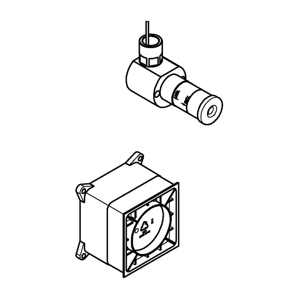 Grohe Rohbauset F-digital Deluxe, für Dampfgenerator mit Rohbauset Dampfauslass, Rohbau... GROHE-29414000 4005176758690 (Abb. 3)