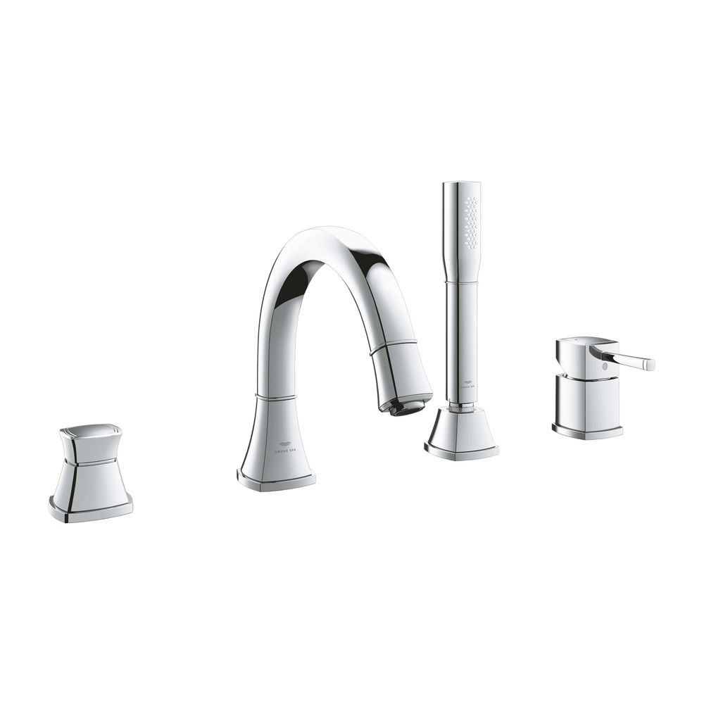 Grohe Grandera 4-Loch-Wannenkombination, Chrom... GROHE-29418000 4005176757839 (Abb. 1)