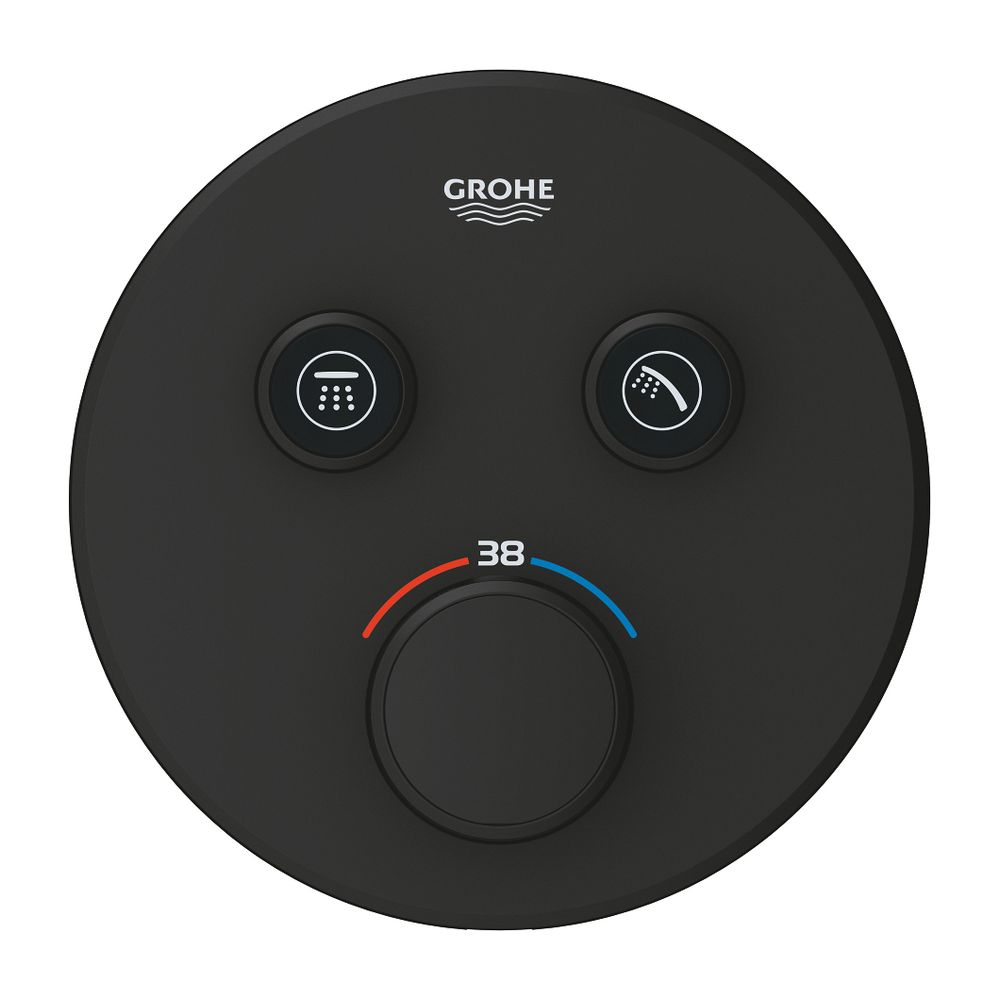 Grohe Thermostat Grohtherm SmartControl, 2 Absperrventile, Fertigmontageset für Rapido ... GROHE-29507KF0 4005176782534 (Abb. 2)