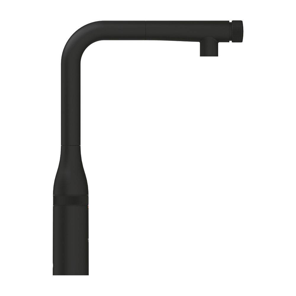 Grohe Essence 1-Loch-Einhand-Spültischbatterie SmartControl Phantom Black, ausziehbarer... GROHE-31928KF0 4005176782701 (Abb. 2)