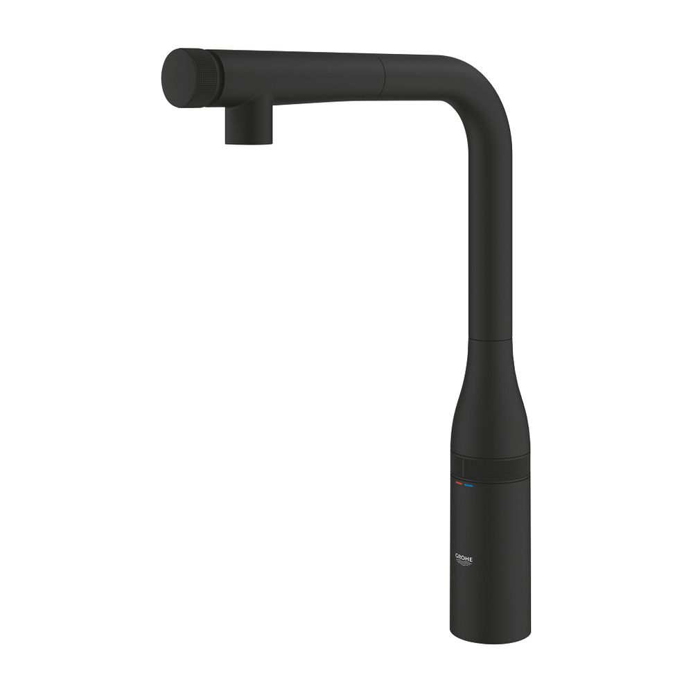 Grohe Essence 1-Loch-Einhand-Spültischbatterie SmartControl Phantom Black, ausziehbarer... GROHE-31928KF0 4005176782701 (Abb. 3)